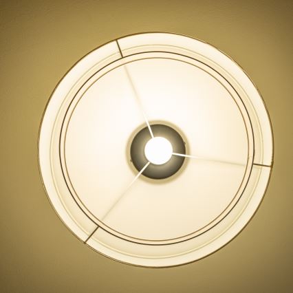 Brilagi - LED virsmas uzstādāma griestu lampa CERIA 1xE27/40W/230V Ø 50 cm balta/bēša