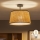 Brilagi - LED virsmas uzstādāma griestu lampa CERIA 1xE27/60W/230V Ø 35 cm, melna/bēša