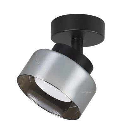 Brilagi - LED Virziena gaismeklis AURA LUX 1xGX53/30W/230V Ø 13 cm melns/dūmains