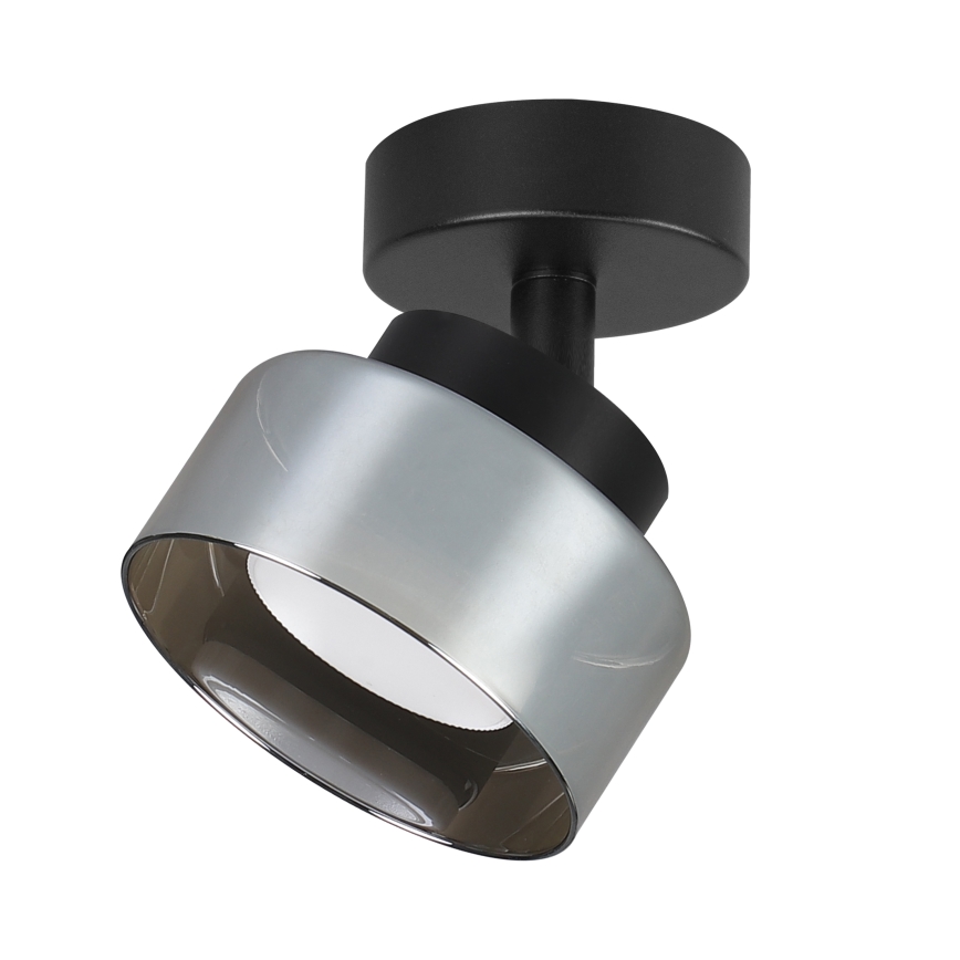 Brilagi - LED Virziena gaismeklis AURA LUX 1xGX53/30W/230V Ø 13 cm melns/dūmains