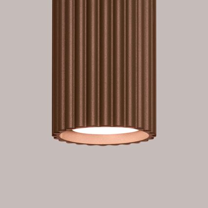 Brilagi - LED virziena gaismeklis CRESTO 1xGU10/10W/230V 10 cm brūns