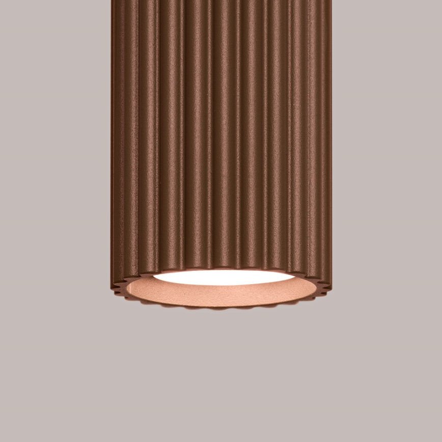 Brilagi - LED virziena gaismeklis CRESTO 1xGU10/10W/230V 10 cm brūns