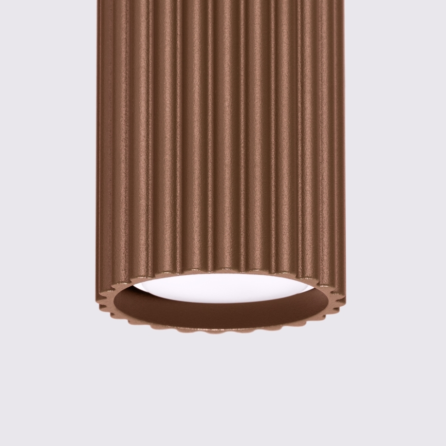 Brilagi - LED virziena gaismeklis CRESTO 1xGU10/10W/230V 10 cm brūns