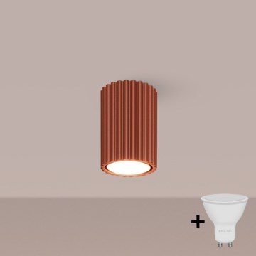 BRILAGI - LED virziena gaismeklis CRESTO 1xGU10/10W/230V 10 cm oranžs