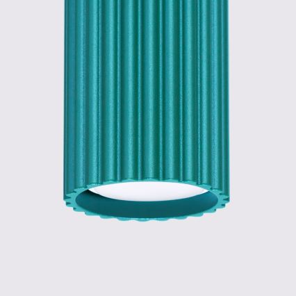 Brilagi - LED virziena gaismeklis CRESTO 1xGU10/10W/230V 10 cm tirkīzs