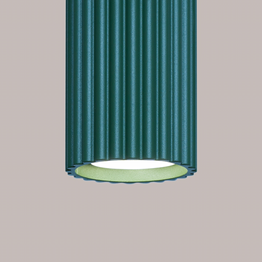 Brilagi - LED virziena gaismeklis CRESTO 1xGU10/10W/230V 10 cm tirkīzs