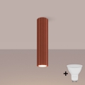 BRILAGI - LED virziena gaismeklis CRESTO 1xGU10/10W/230V 30 cm oranžs