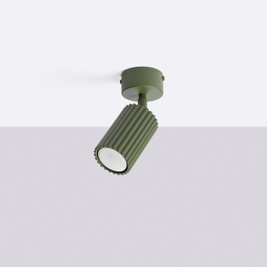 Brilagi - LED virziena gaismeklis CRESTO 1xGU10/10W/230V zaļš