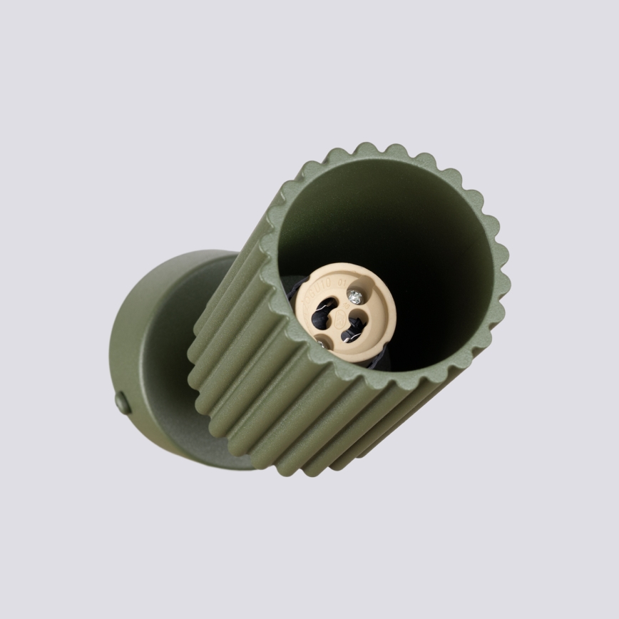 Brilagi - LED virziena gaismeklis CRESTO 1xGU10/10W/230V zaļš