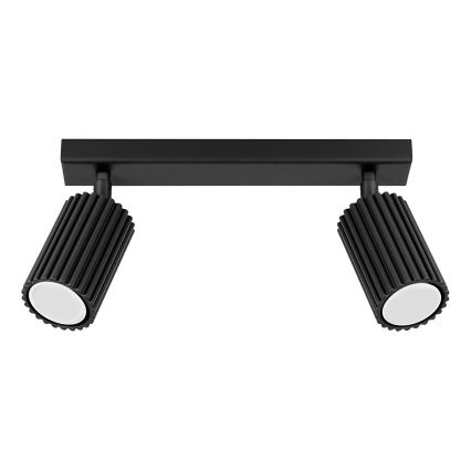 Brilagi - LED virziena gaismeklis CRESTO 2xGU10/10W/230V melns