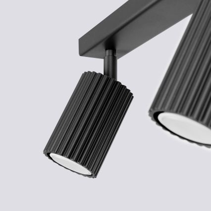 Brilagi - LED virziena gaismeklis CRESTO 2xGU10/10W/230V melns