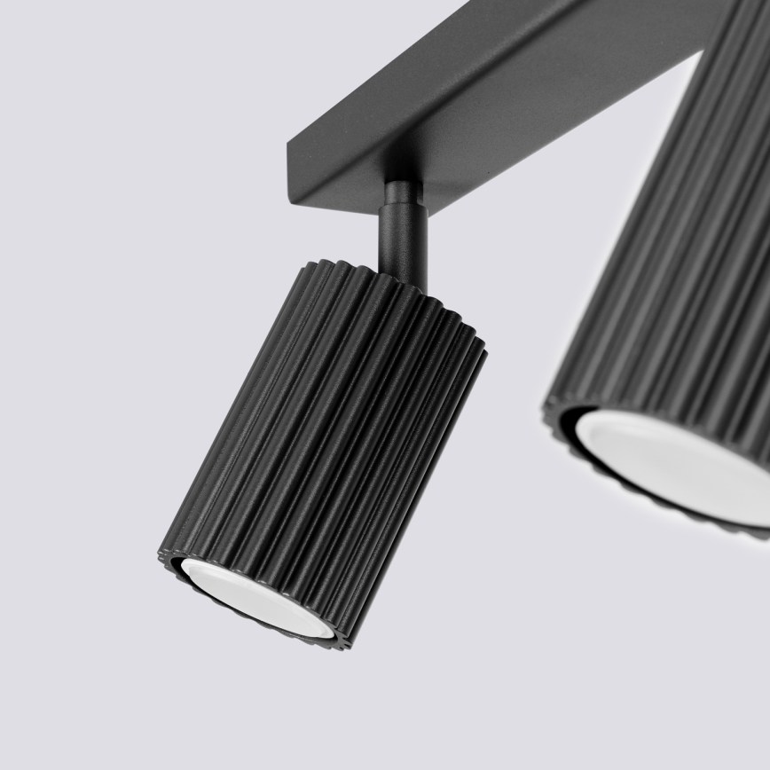 Brilagi - LED virziena gaismeklis CRESTO 2xGU10/10W/230V melns