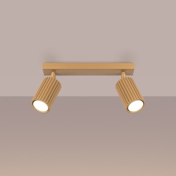 Brilagi - LED virziena gaismeklis CRESTO 2xGU10/10W/230V zelta