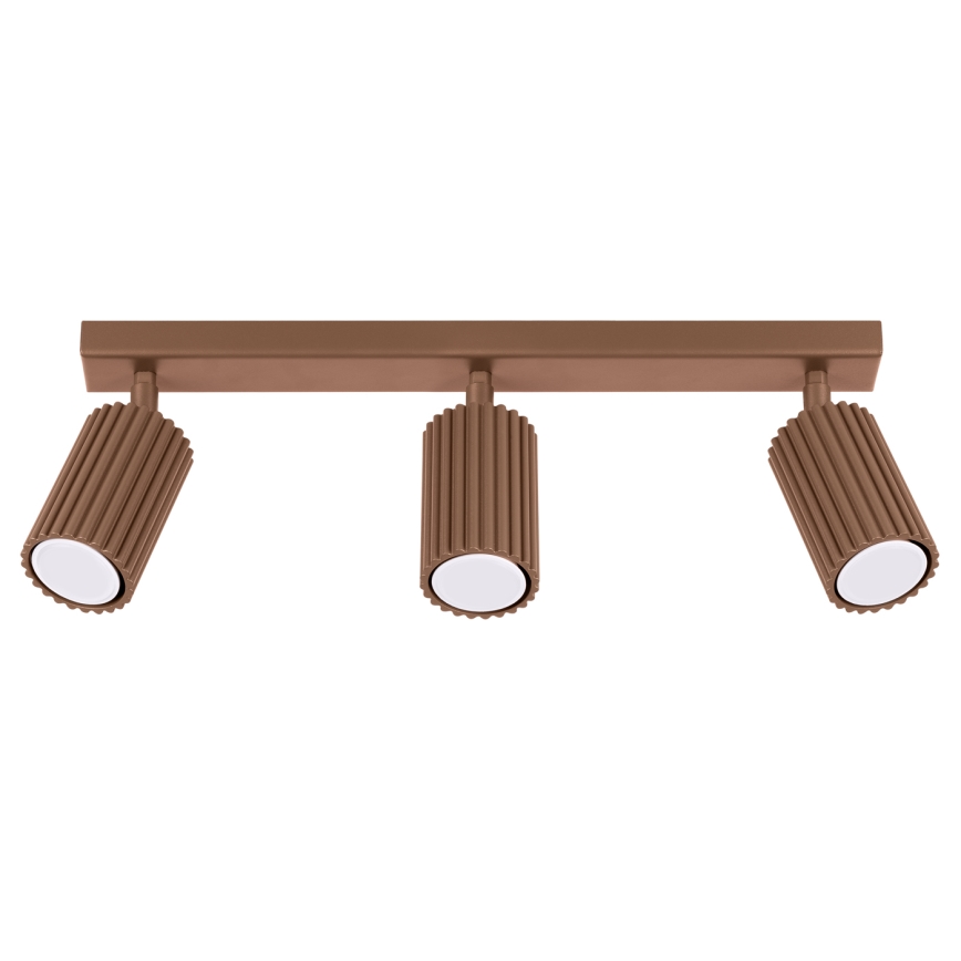 Brilagi - LED virziena gaismeklis CRESTO 3xGU10/10W/230V brūns