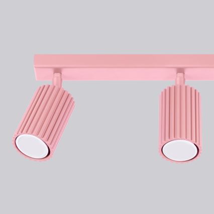 Brilagi - LED virziena gaismeklis CRESTO 3xGU10/10W/230V rozā