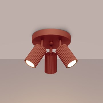 Brilagi - LED virziena gaismeklis CRESTO 3xGU10/10W/230V sarkans