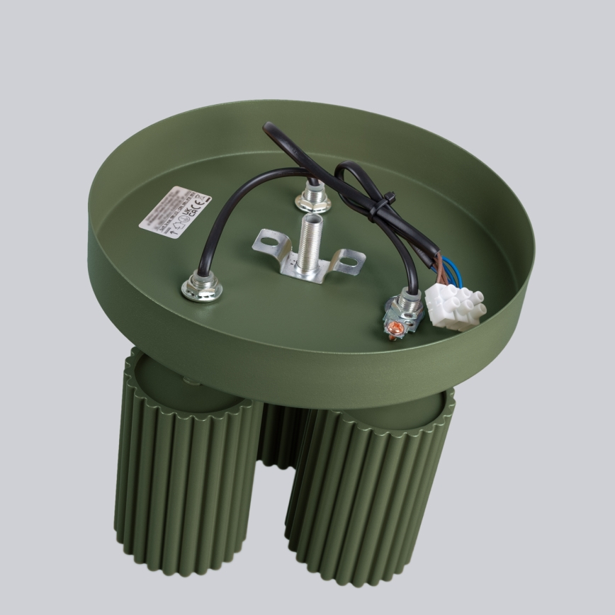 Brilagi - LED virziena gaismeklis CRESTO 3xGU10/10W/230V zaļš