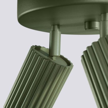 Brilagi - LED virziena gaismeklis CRESTO 3xGU10/10W/230V zaļš