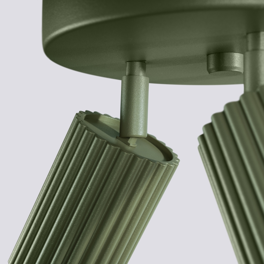 Brilagi - LED virziena gaismeklis CRESTO 3xGU10/10W/230V zaļš