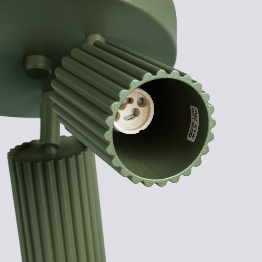 Brilagi - LED virziena gaismeklis CRESTO 3xGU10/10W/230V zaļš