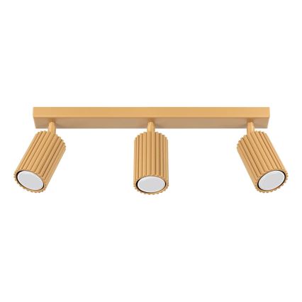 Brilagi - LED virziena gaismeklis CRESTO 3xGU10/10W/230V zelta