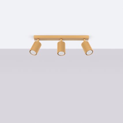 Brilagi - LED virziena gaismeklis CRESTO 3xGU10/10W/230V zelta