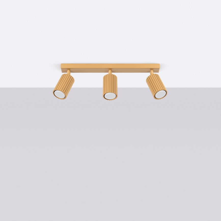 Brilagi - LED virziena gaismeklis CRESTO 3xGU10/10W/230V zelta