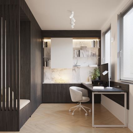 Brilagi - LED virziena gaismeklis CRESTO 4xGU10/10W/230V balts