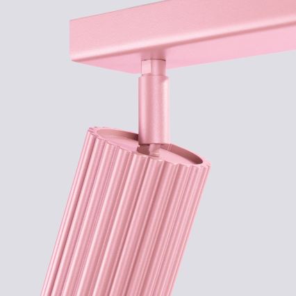 Brilagi - LED virziena gaismeklis CRESTO 4xGU10/10W/230V rozā