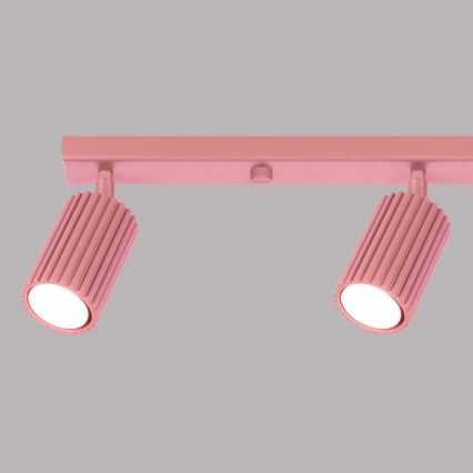 Brilagi - LED virziena gaismeklis CRESTO 4xGU10/10W/230V rozā