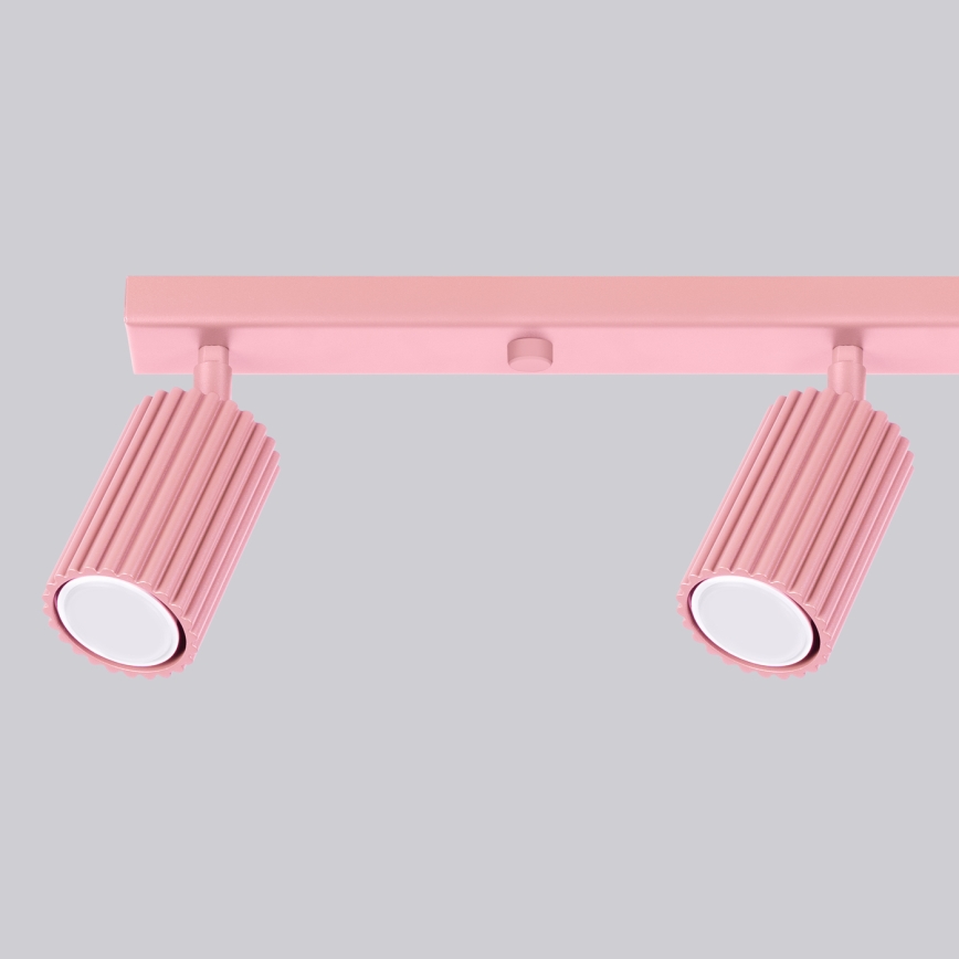 Brilagi - LED virziena gaismeklis CRESTO 4xGU10/10W/230V rozā