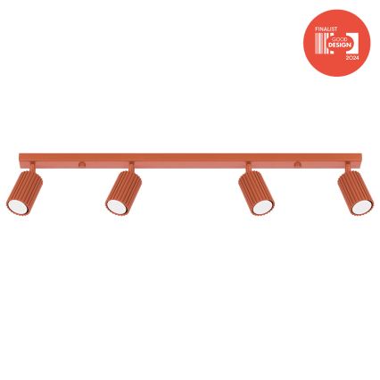 Brilagi - LED virziena gaismeklis CRESTO 4xGU10/10W/230V sarkans