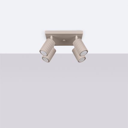 Brilagi - LED virziena gaismeklis CRESTO 4xGU10/10W/230V taupe