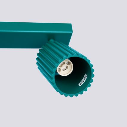 Brilagi - LED virziena gaismeklis CRESTO 4xGU10/10W/230V tirkīza