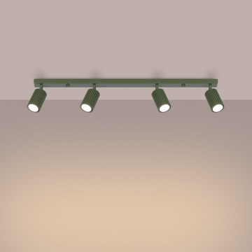 Brilagi - LED virziena gaismeklis CRESTO 4xGU10/10W/230V zaļš