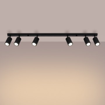 Brilagi - LED virziena gaismeklis CRESTO 6xGU10/10W/230V melns