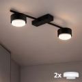 Brilagi - LED virziena gaismeklis MONO 2xGX53/13W/230V melns