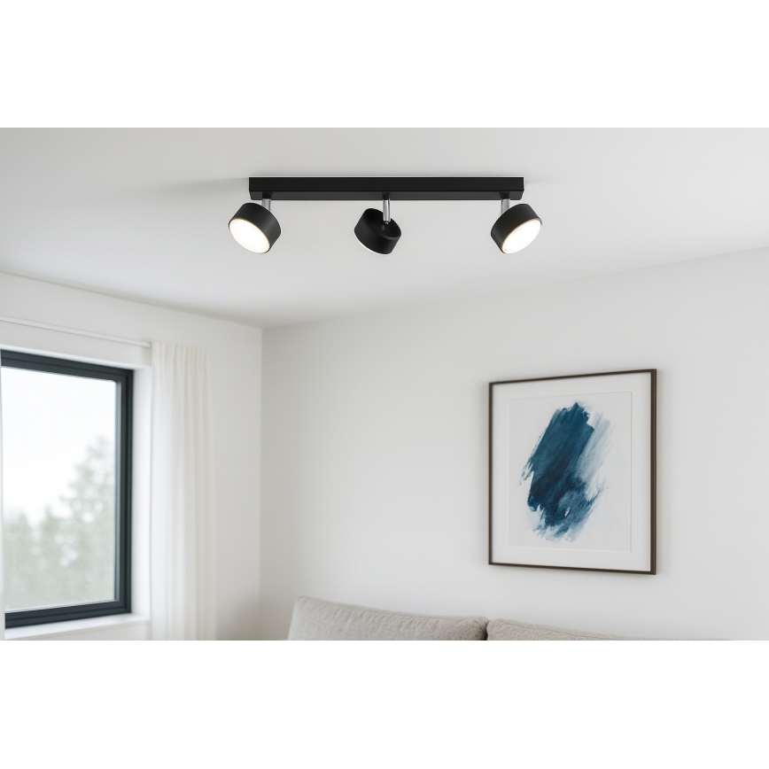 BRILAGI - LED virziena gaismeklis MONO 3xGX53/30W/230V melns