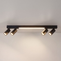 Brilagi - LED virziena gaismeklis SELE 4xGU10/30W/230V + LED/20W melns