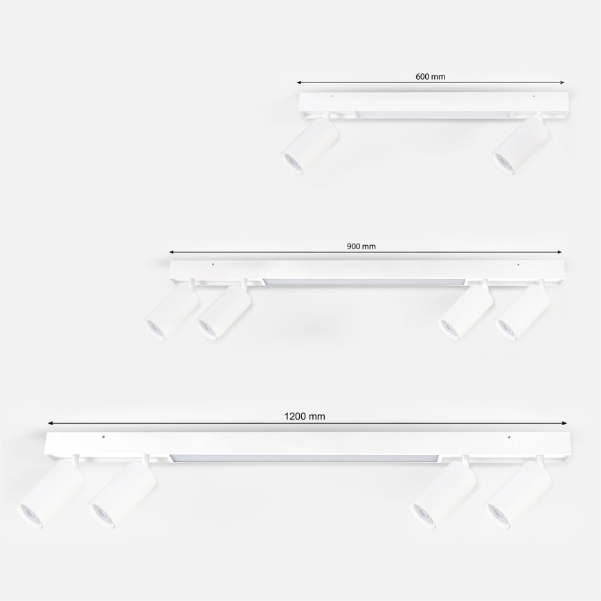 Brilagi - LED virziena gaismeklis SELE 4xGU10/30W/230V + LED/25W balts
