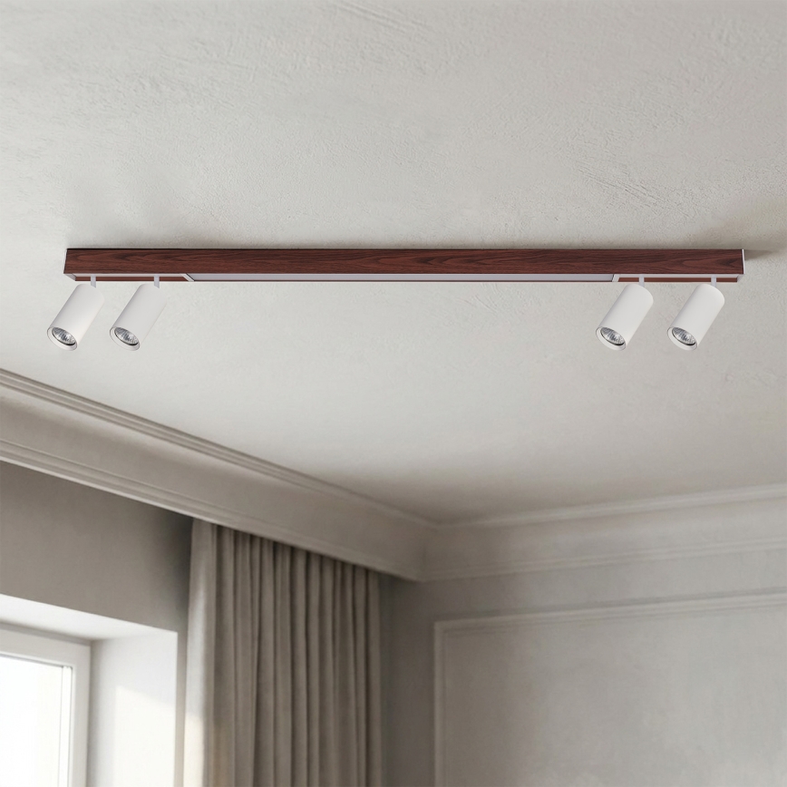 BRILAGI - LED virziena gaismeklis SELE 4xGU10/30W/230V + LED/25W balts/ozola dekors