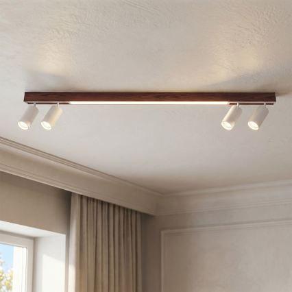 BRILAGI - LED virziena gaismeklis SELE 4xGU10/30W/230V + LED/25W balts/ozola dekors