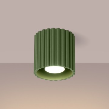 Brilagi - LED virziena gaismeklis SFERA 1xGU10/10W/230V Ø 10 cm zaļš