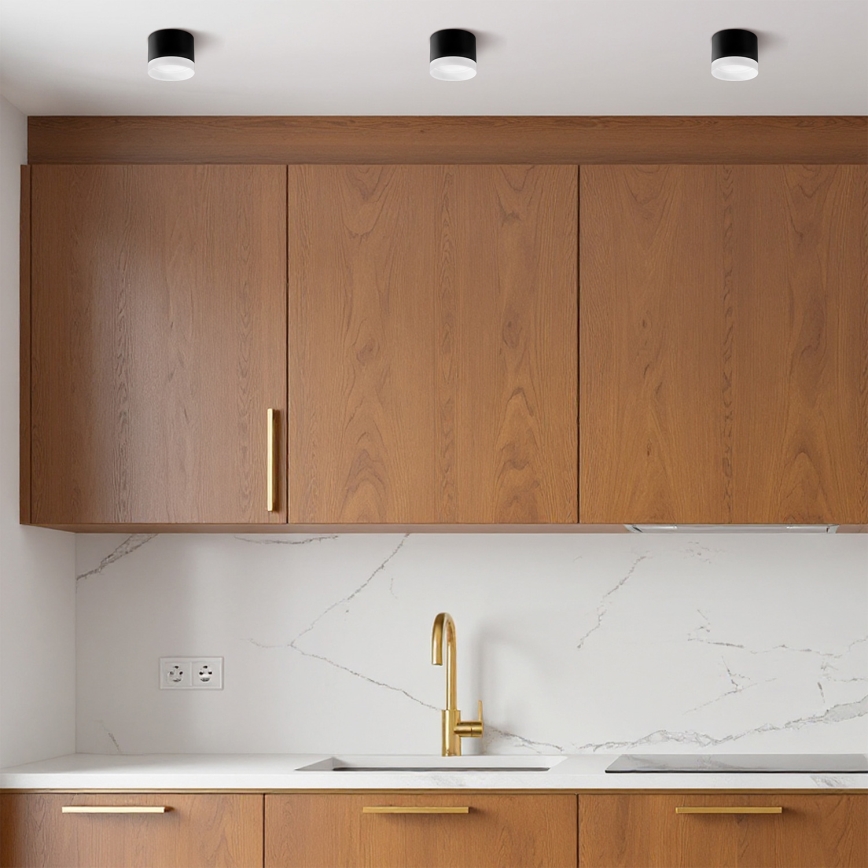 BRILAGI - LED virziena gaismeklis SMOOTH 1xGX53/15W/230V 60x82 mm melns