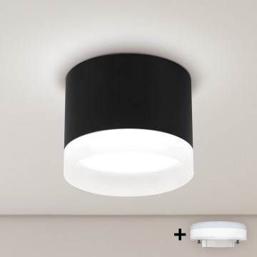 Brilagi - LED virziena gaismeklis SMOOTH 1xGX53/15W/230V melns