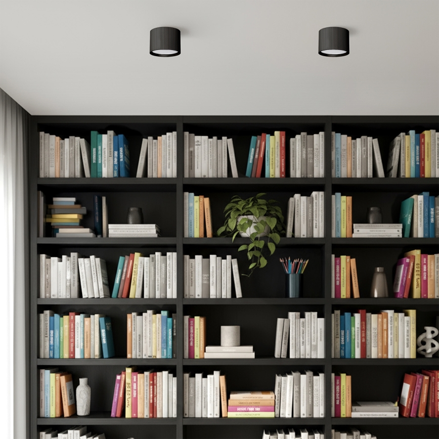 Brilagi - LED Virziena gaismeklis STRIPY 1xGX53/15W/230V melns