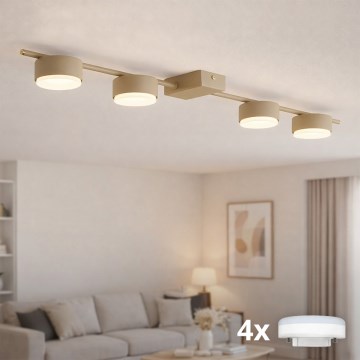 Brilagi - LED virziengaismeklis MONO 4xGX53/13W/230V bēšs