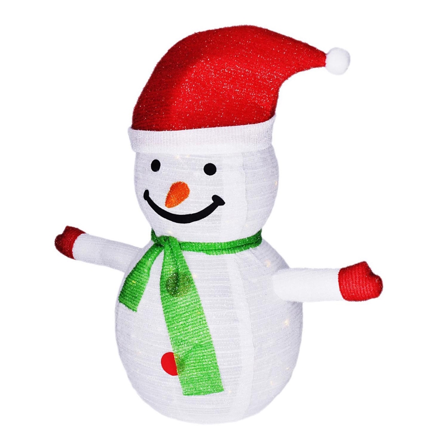 Brilagi - LED Ziemassvētku āra dekorācija 40xLED/3xAA IP44 sniegavīrs