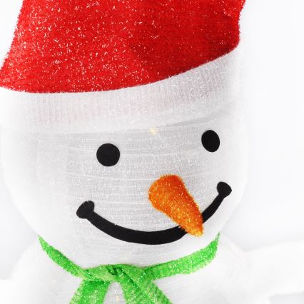 Brilagi - LED Ziemassvētku āra dekorācija 40xLED/3xAA IP44 sniegavīrs