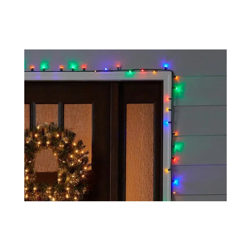 Brilagi - LED Ziemassvētku āra virtene 200xLED/2 funkcijas 25m IP44 daudzkrāsaina